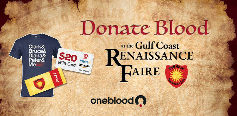 one blood donation banner
